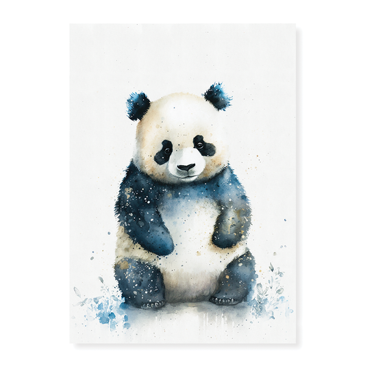 Sitting panda - Art Print