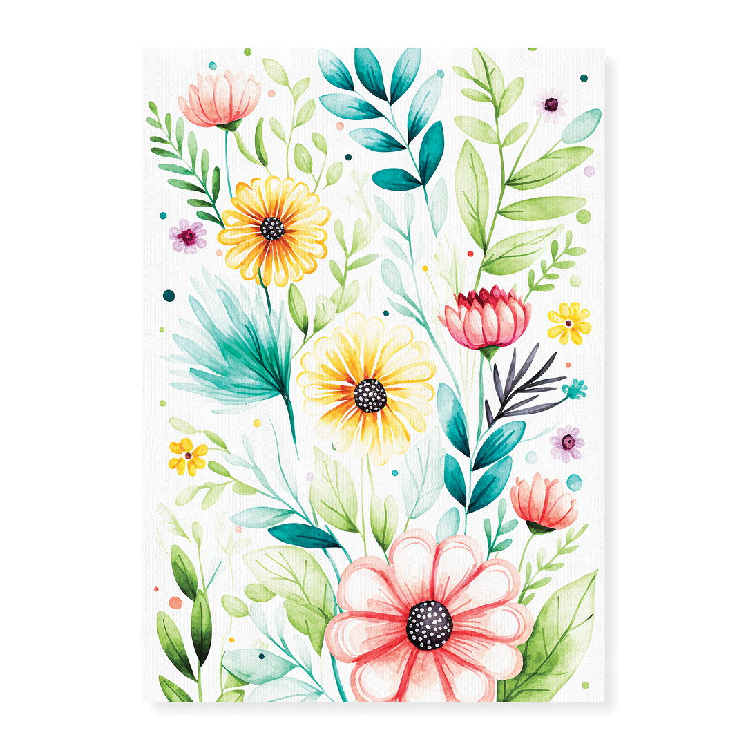 Flower pattern - Art Print