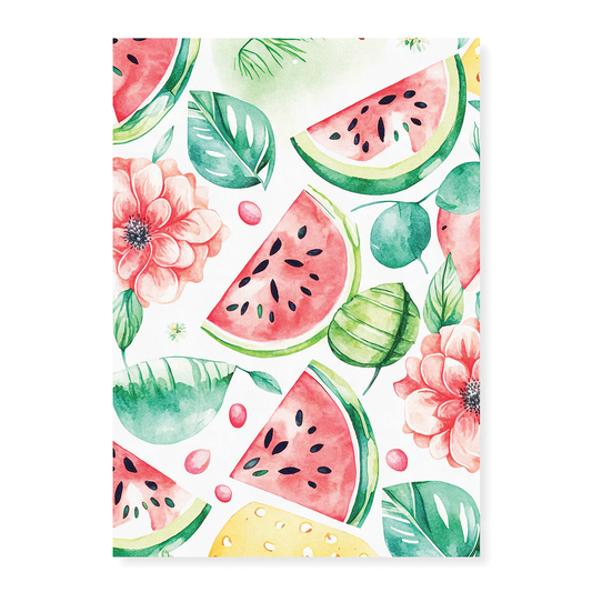 Watermelon pattern - Art Print