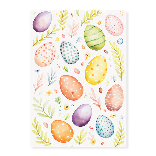 Easter egg pattern - Art Print