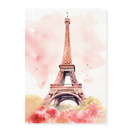 Pink Paris - Art Print