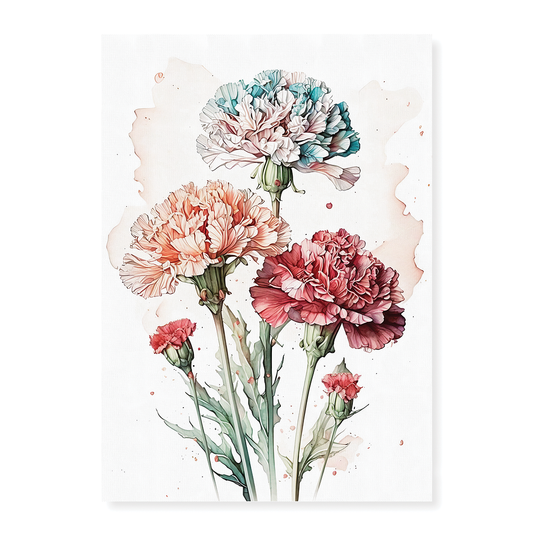 Carnations 2 - Art Print