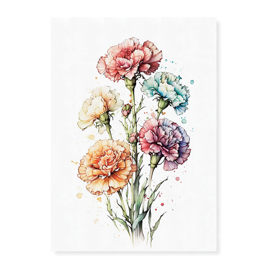 Carnations 3 - Art Print