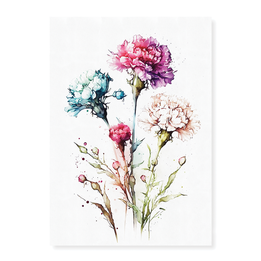 Carnations 4 - Art Print