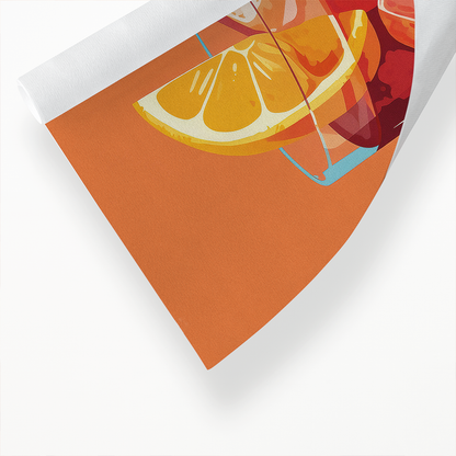 Negroni (Orange)  - Art Print
