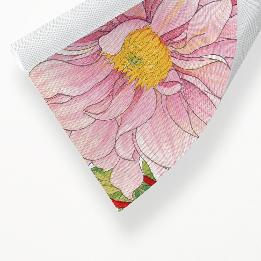 Dahlia flower By Tanigami Kônan Art-Print