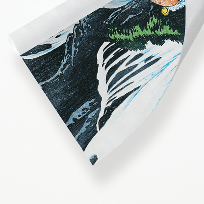 Shiragumo waterfall of nikkō by hiroaki takahashi - Art Print