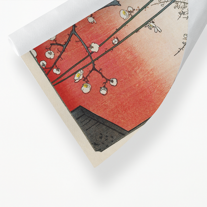 Plum Park in Kameido By Hiroshige - Art Print