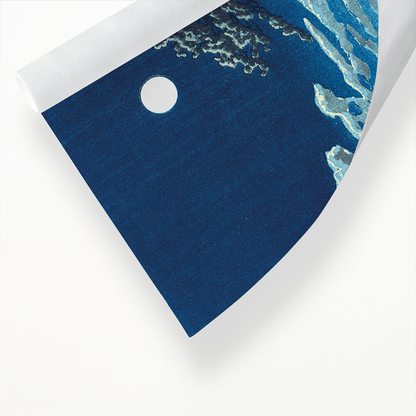 Spring Moon, Ninomiya Beach - Art Print