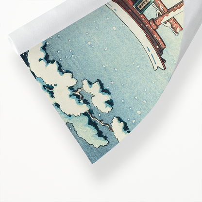 Snow at Miyajima - Art Print