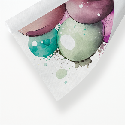 Party balloons - Art Print