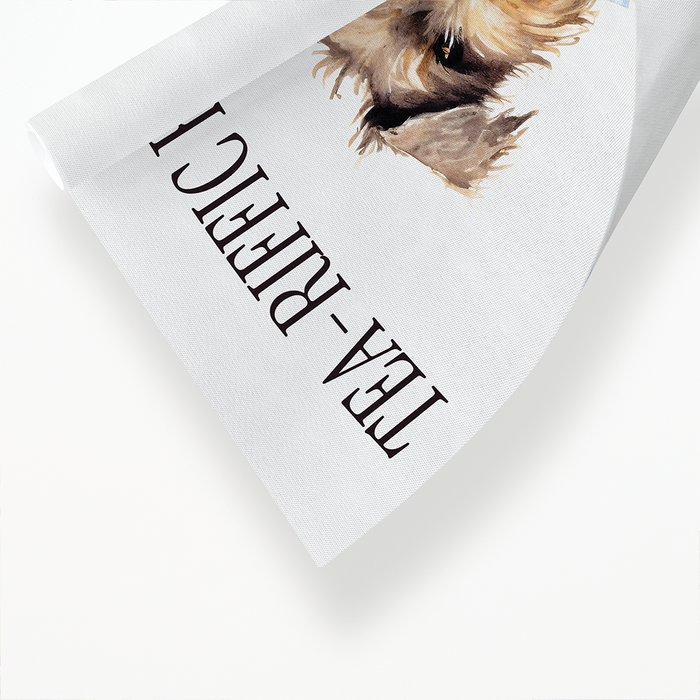 Tea-riffic birthday dog - Art Print