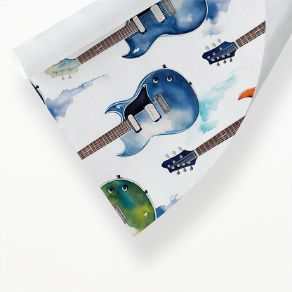 Pattern of guitars - Art Print