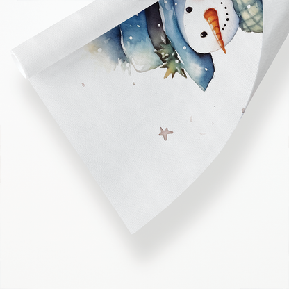 Snow man - Art Print