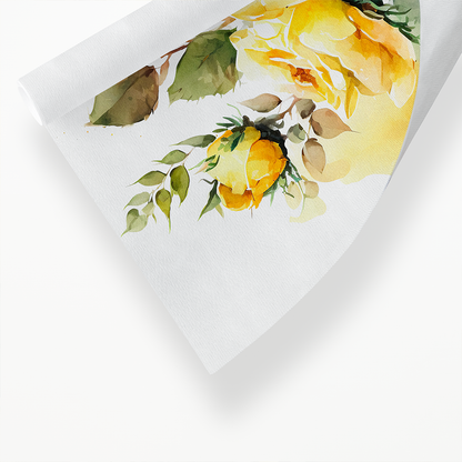 Yellow rose IV - Art Print