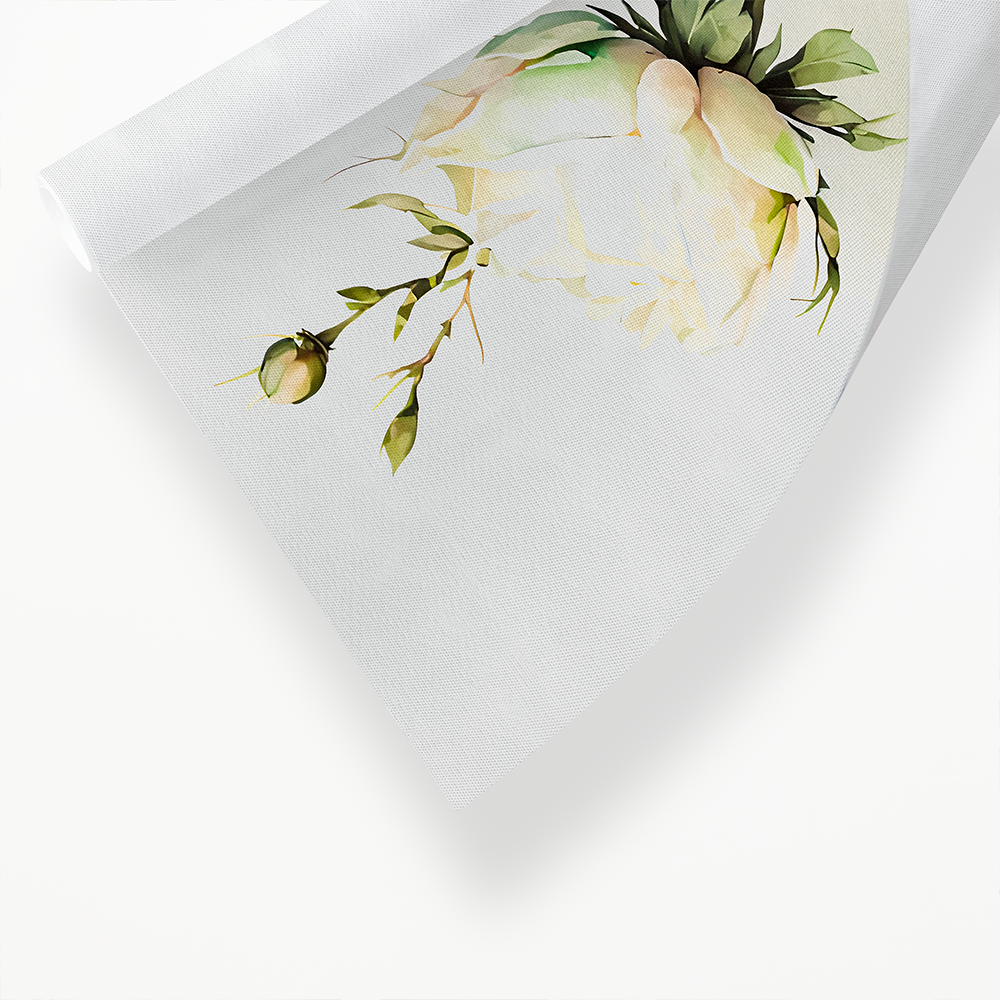 White rose II - Art Print