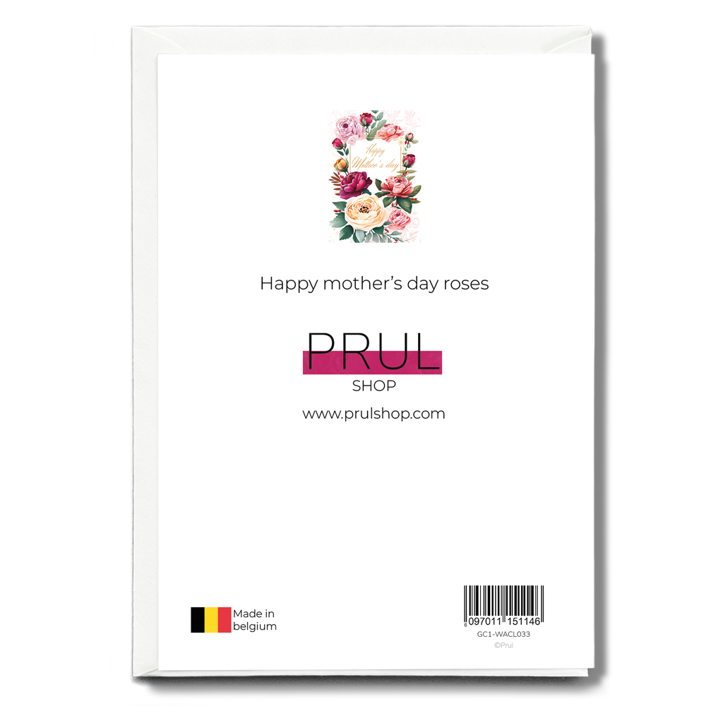 Happy mother's day roses - Greeting Card