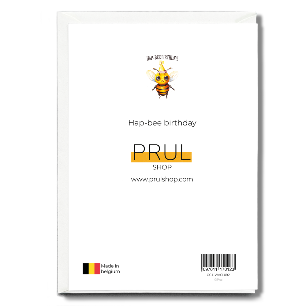 Hap-bee birthday - Greeting Card