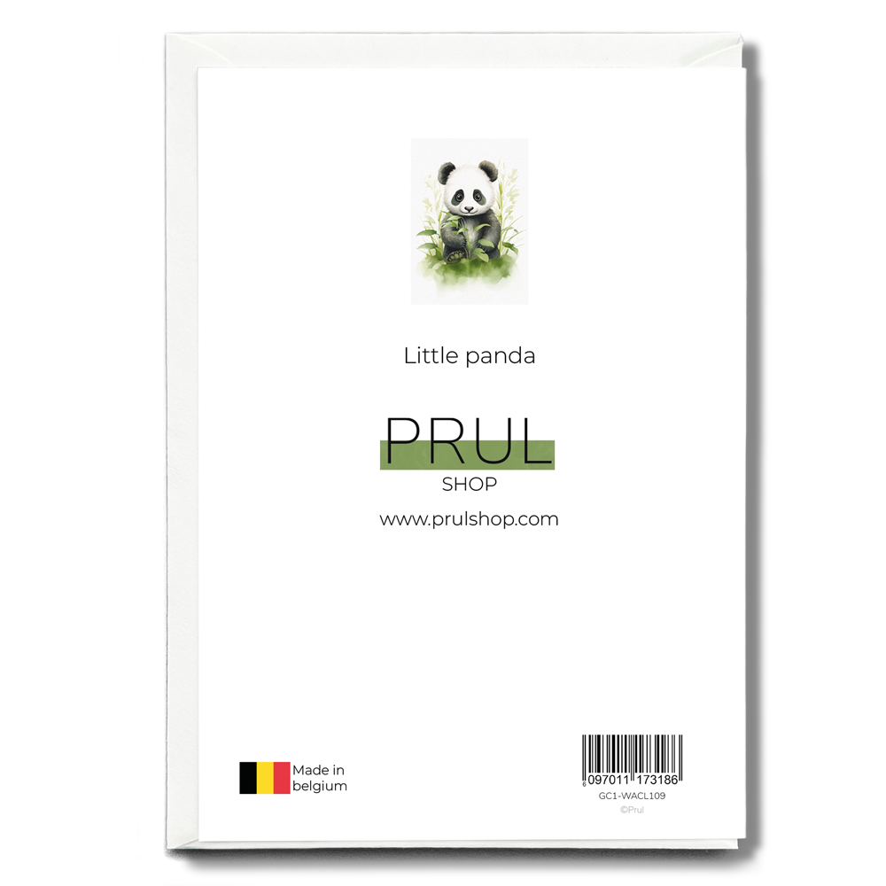 Little panda - Greeting Card