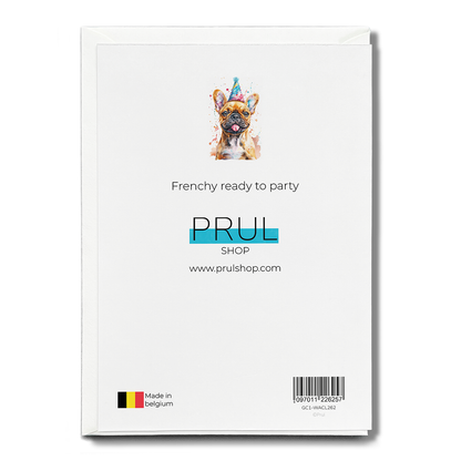 Frenchy ready to party - Greeting Card