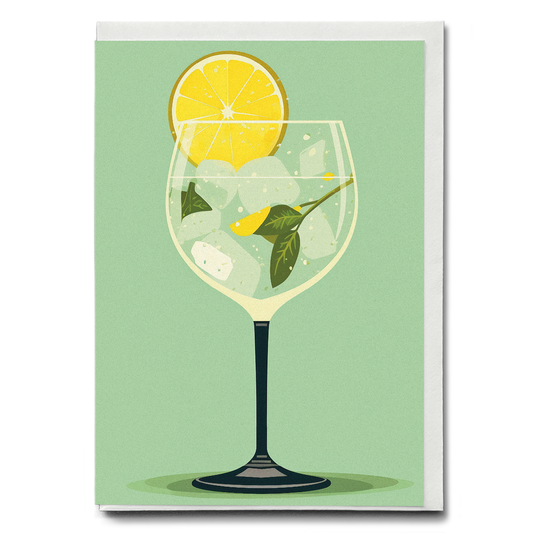 Gin tonic - Greeting Card