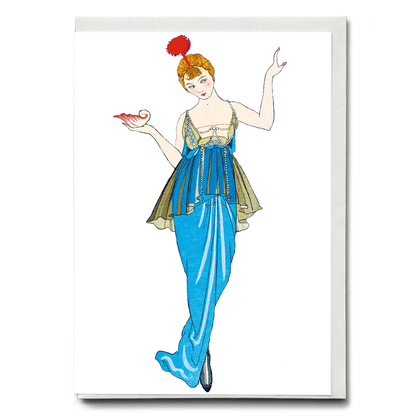 La Fontaine de coquillages (Cutout)  - Greeting Card