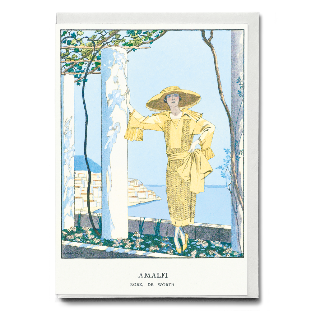Amalfi. Robe, de Worth - Greeting Card