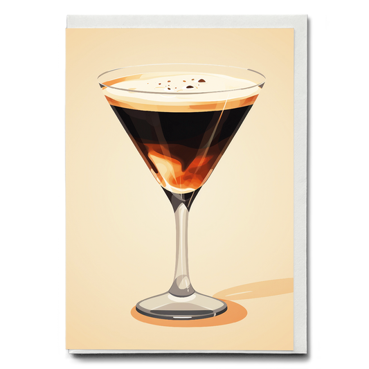 Espresso Martini - Greeting Card