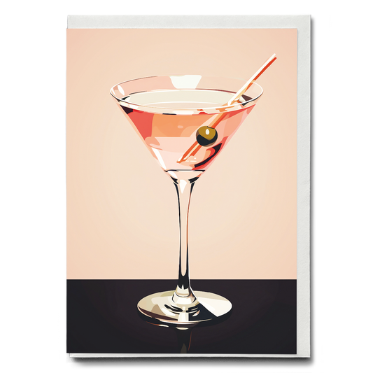 Dry Martini - Greeting Card