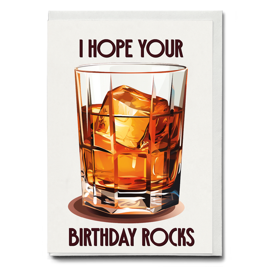 Your Birthday rocks - Greeting Card