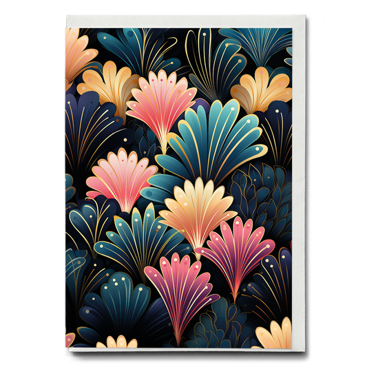 Flower pattern III - Greeting Card