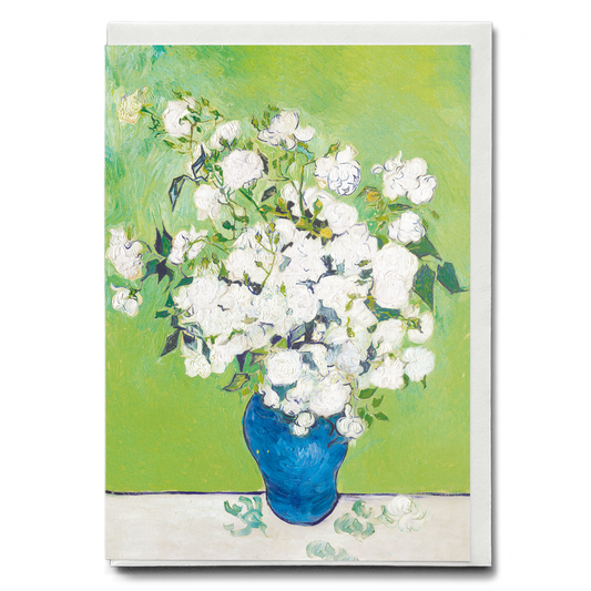 Roses (1890) By Vincent Van Gogh - Greeting Card