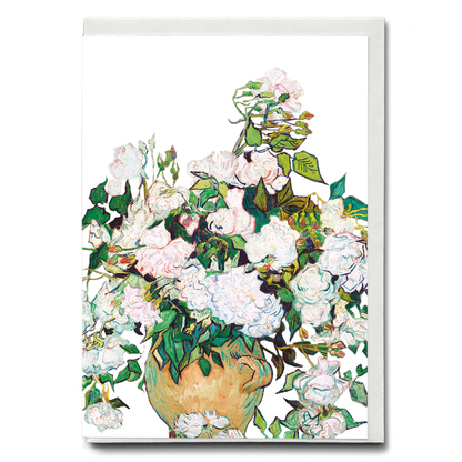 Roses Cutout By Vincent Van Gogh - Greeting Card