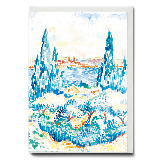 Antibes By Henri-Edmond Cross - Greeting Card