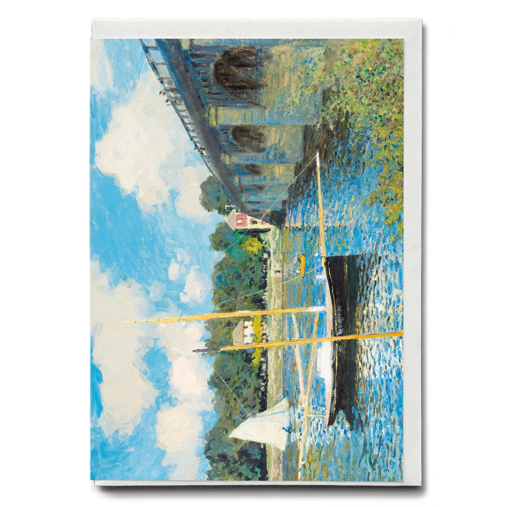 The Bridge at Argenteuil By Claude Monet - Greeting Card