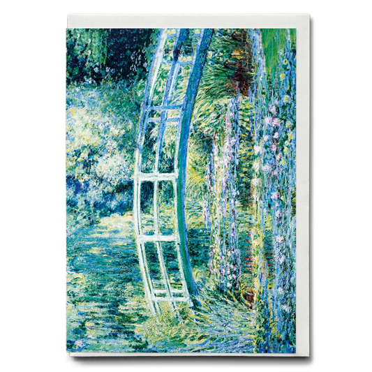 Water Lilies and Japanese Bridge by Claude Monet - Greeting Card