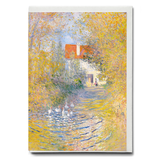 The Geese by Claude Monet - Greeting Card