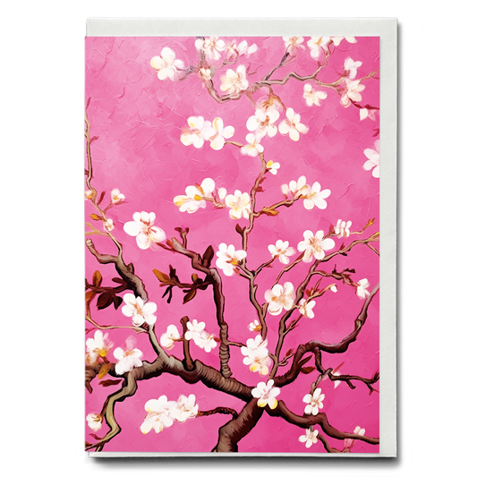 Almond blossom (Pink) By Vincent van Gogh - Greeting Card