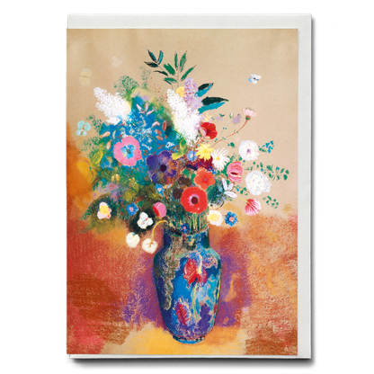 Bouquet of Flowers by Odilon Redon - Greeting Card