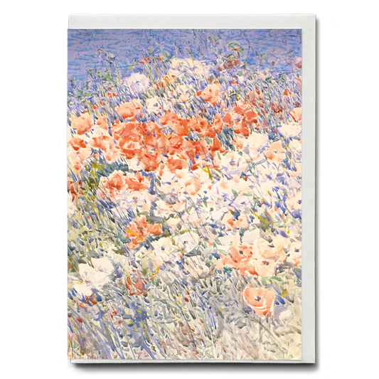 The Island Garden by Frederick Childe Hassam - Greeting Card