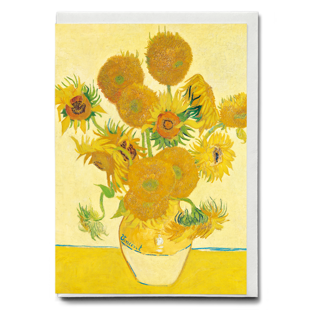 Sunflowers By Vincent van Gogh's - Greeting Card