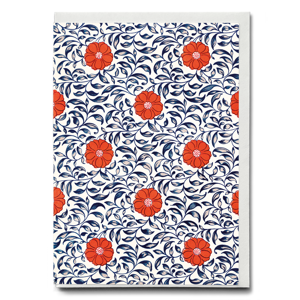 Flower pattern - Greeting Card