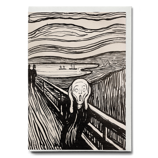 The Scream (1895) by Edvard Munch - Greeting Card