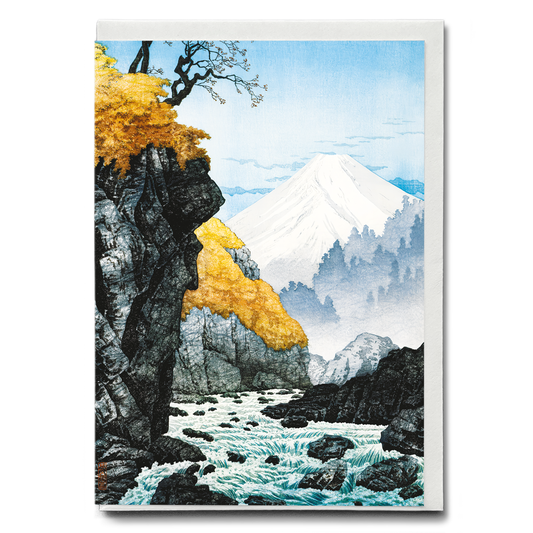 Foot of Mount Ashitaka By Takahashi Hiroaki - Greeting Card