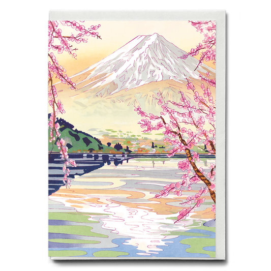 Mount fuji springtime - Greeting Card