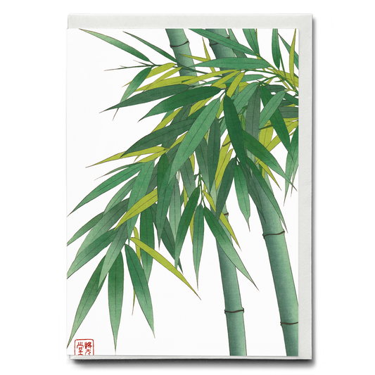 Bamboo III By Shodo Kawarazaki - Greeting Card