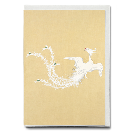 Bird (Vertical) by Kamisaka Sekka - Greeting Card