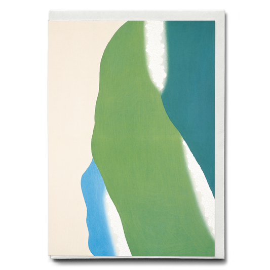 Green mountains By Kamisaka Sekka - Greeting Card