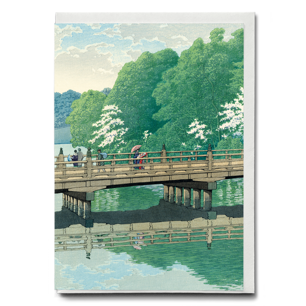 Benkei Bridge, Akasaka - Greeting Card
