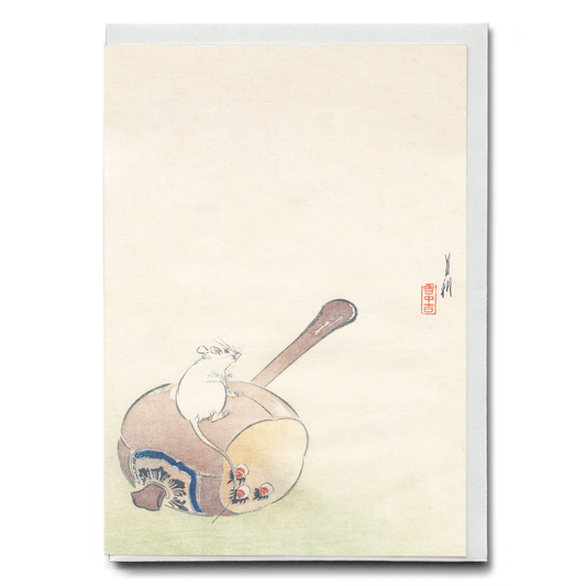 Mouse and Daikoku’s Mallet - Greeting Card